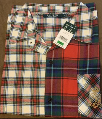 plaid sleep dress
