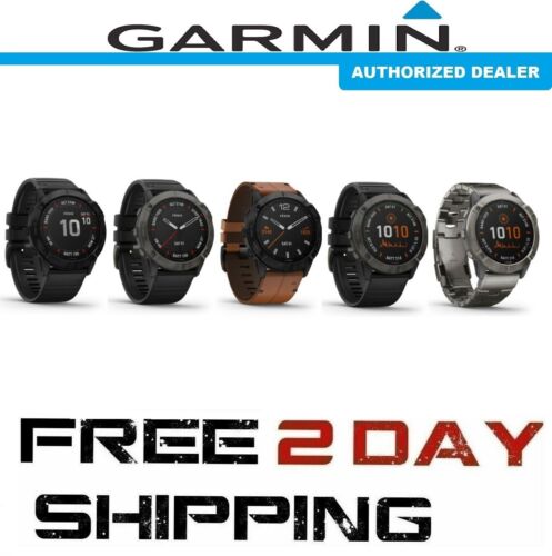 Garmin Fenix 6X Multisport GPS Watch / PRO, Sapphire or PRO Solar Edition