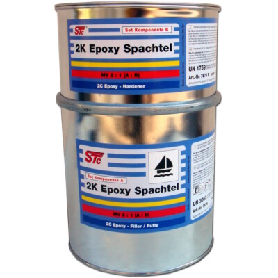4,5 kg STC 2K Epoxy Spachtel Set Epoxispachtel Bootsspachtel Set