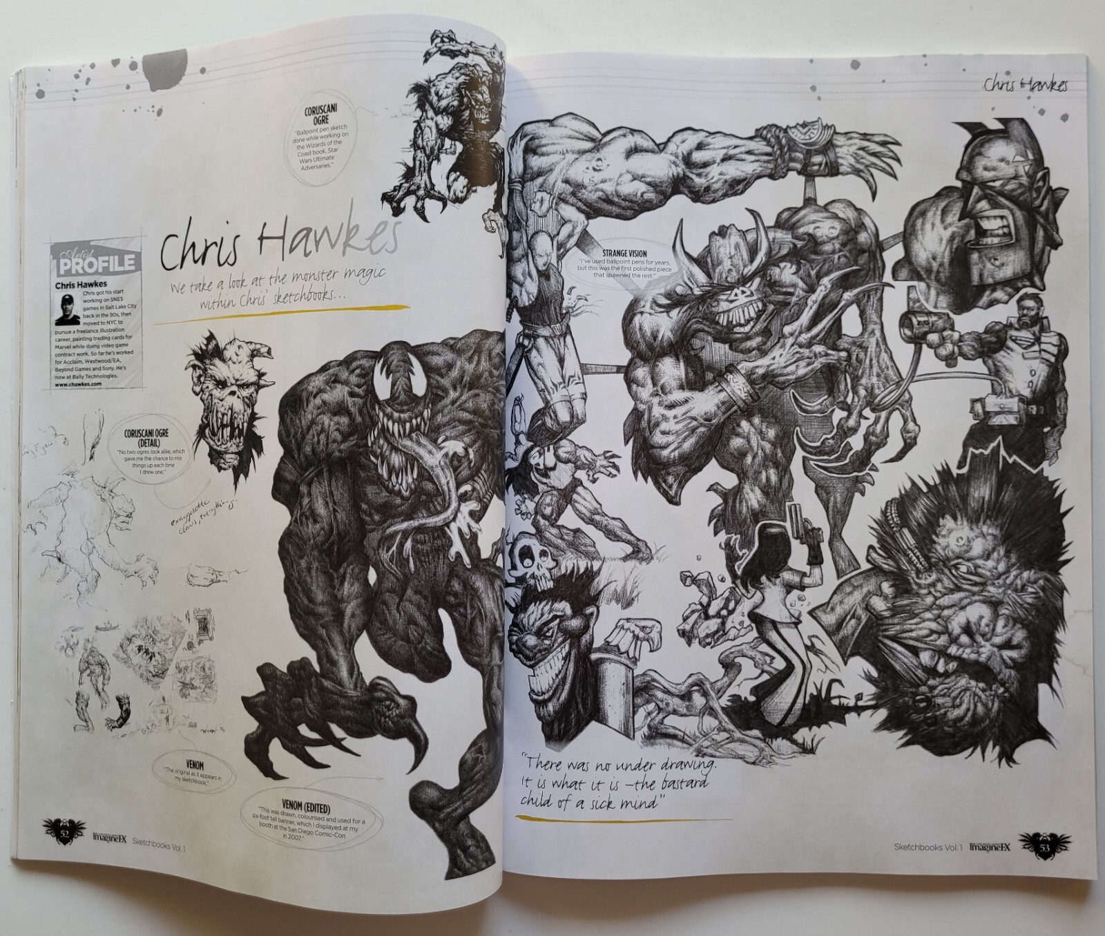 WORLD'S BEST FANTASY ARTISTS SKETCHBOOKS Vol. 1 2022 ImagineFX Magazine NEW eBay