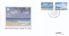Curacao Issue FDC 2013 (33) Cruise Ships