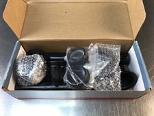 Westbrass 593144-62 Matte Black 1-1/2" Tubular Tip Toe Bath Waste Drain Kit