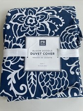 Pottery Barn Dorm Bloom Doodle Duvet Cover Twin
