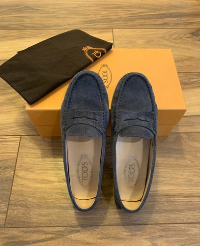 TOD'S Grey Gommino Driving Shoes in 