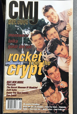 CMJ Magazine Jan. ‘96 Rocket From The Crypt/Pharcyde/Menswe@r/Tears For ...