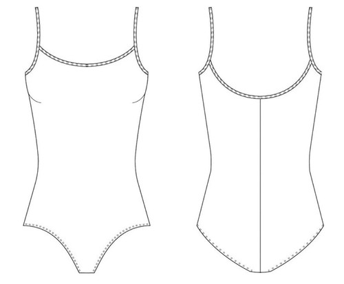 Bloch Ballet Dance Women's Nejor Microlux Camisole Leotard White Size: Small - Picture 4 of 9