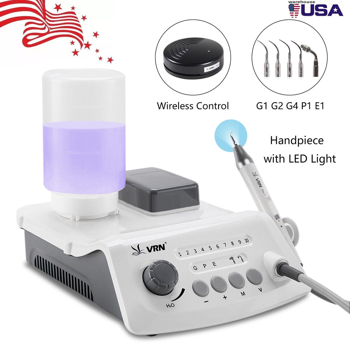 Replacement Water Bottles For Dental LED Ultrasonic Piezo Scalers – Fits EMS Cavitron & Woodpecker Handpieces