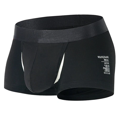 Herren Boxershorts separat konvex Beutel Baumwolle Unterwäsche offen Fliegerhöschen - Bild 12 von 14