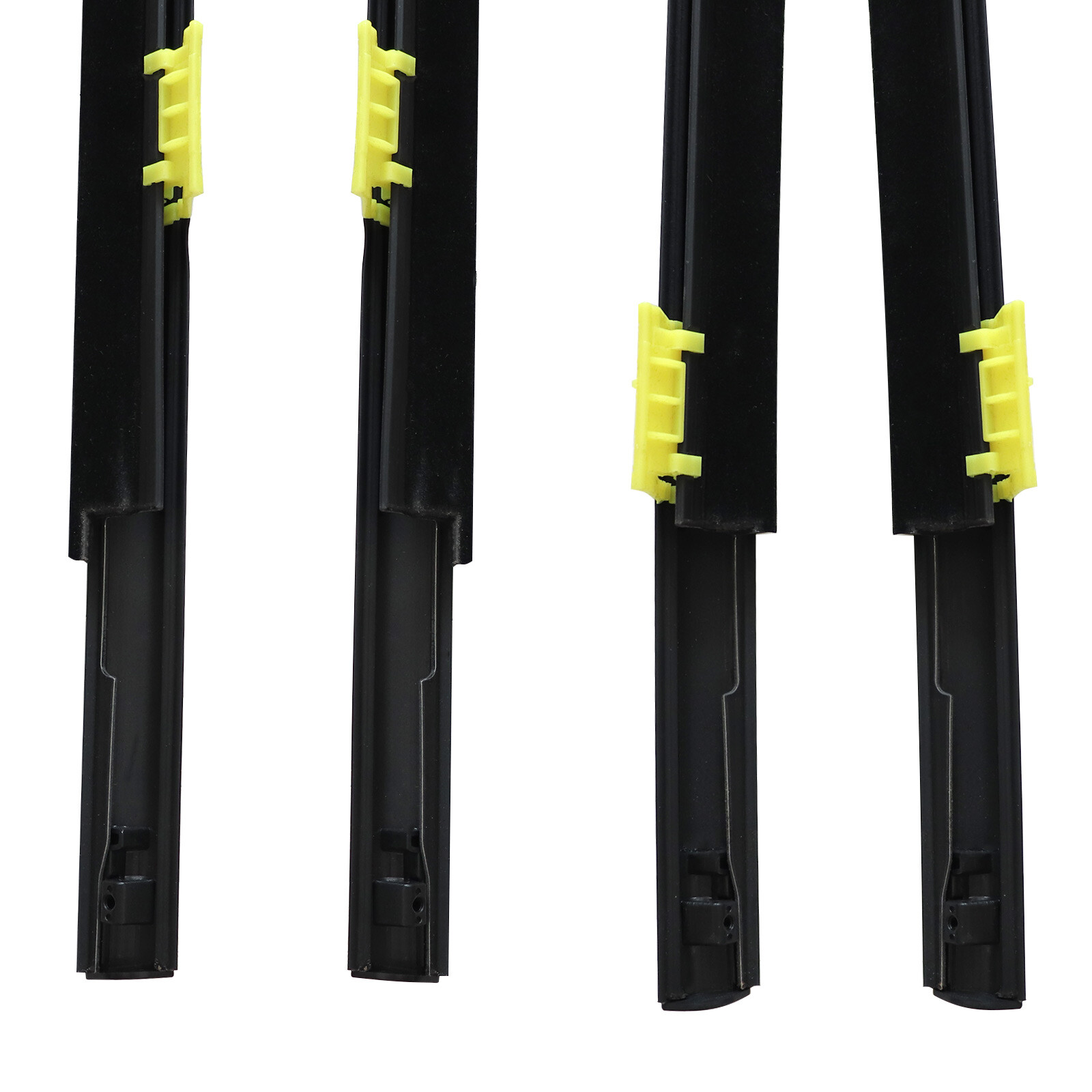 For CR-V 2002 2003-2006 Window Weatherstrip 4pcs Door Belt Moldings Black