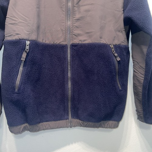 North Face Jacket Boys Large (14-16) Blue Gray Fleece Denali Coat Outdoors Youth - Picture 4 of 8