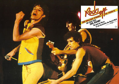 Aushangfoto ROCKS OFF ROLLING STONES US-TOUR `81 Mick Jagger Keith Richards #6
