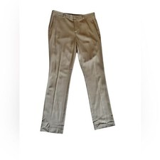 Lauren Ralph Lauren Wool Blend Dressy Trouser Pant Sz 10 Mocha Pockets Business