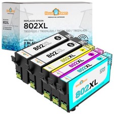T802XL Ink Cartridges for Epson WorkForce Pro WF-4720 WF-4730 Lot