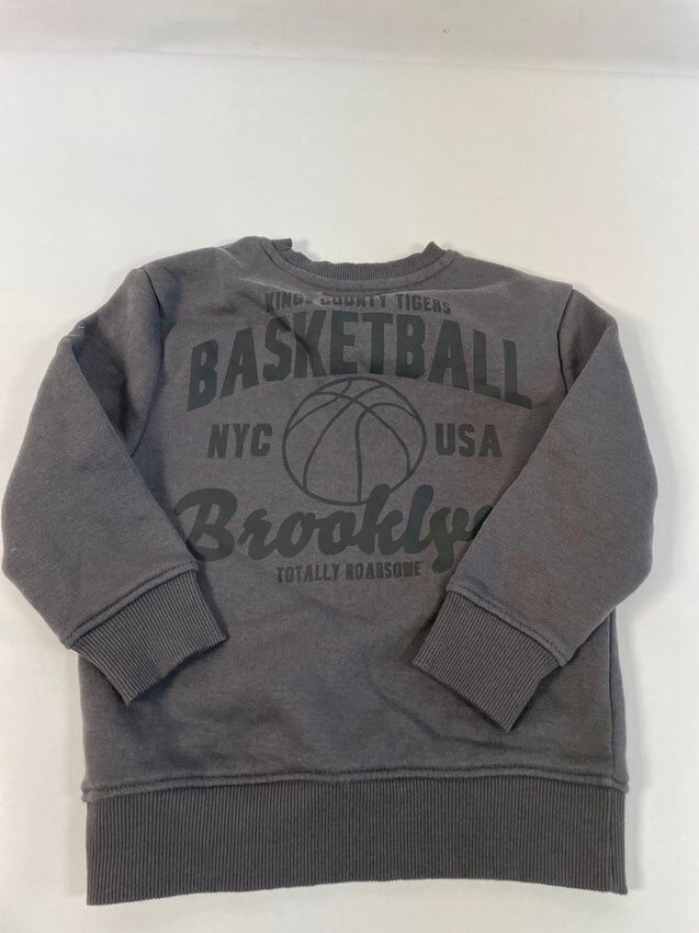 Primark Boys Gray Sweatshirt Pullover Size 4-5 image 2