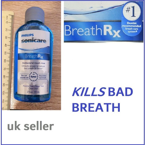 **UK** Philips Sonicare BreathRx Mouthwash Bad Breath Mouth Rinse