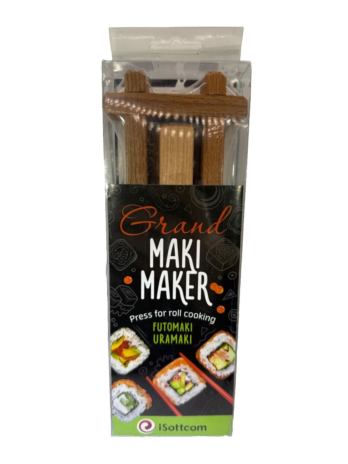 DIY Sushi Making Kit Sushi Kit Chef Japanese Sushi Roller Kitchen Tools Wooden
Opens in a new window