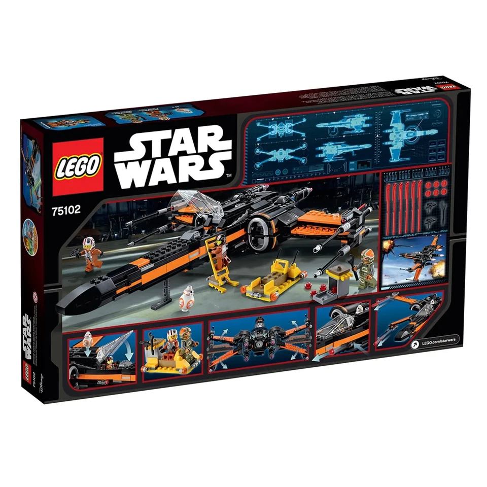 LEGO Star Wars 75102 Poe's X-Wing истребитель новый в заводской упаковке - Изображение 2 из 3