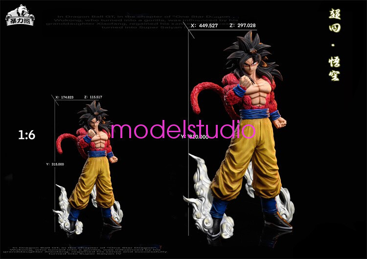 BaoLi Bear Studio Dragon Ball Super Saiyan 4 Goku Resin Statue In Stock 1/6