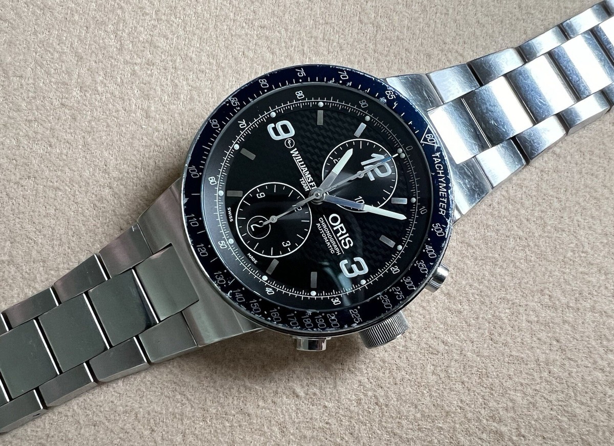 ORIS 7563 Williams F1 Team Limited Edition Chronograph 7750 ORIS 7563 Williams F1 Team Limited Edition Chronograph 7750