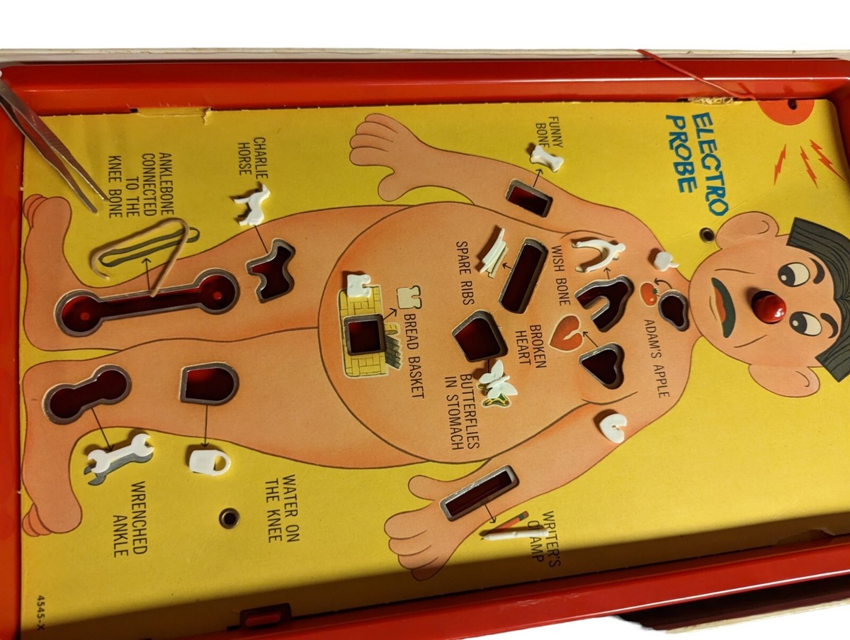Vintage 1965 Operation Board Game W/ Rare Smoking Doctor-Has
