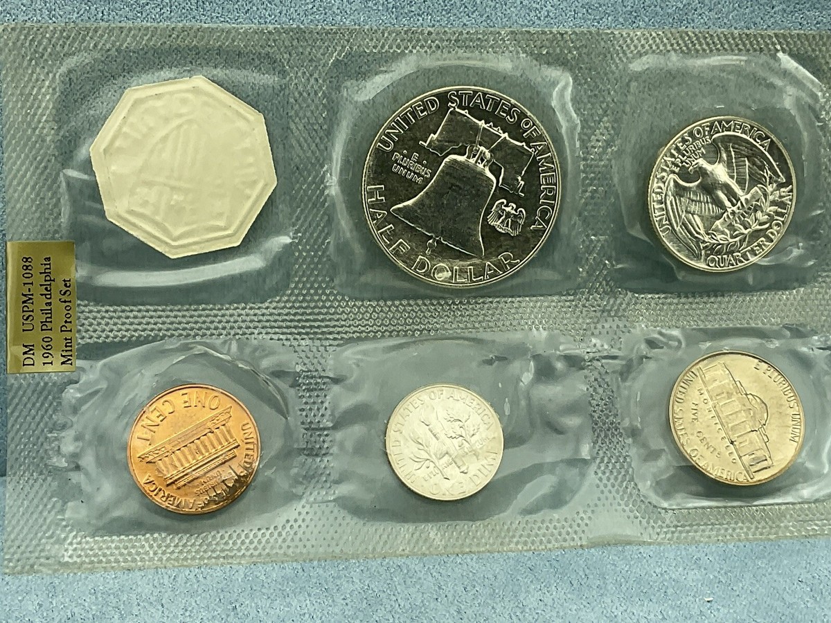 1960 PROOF SET, in the Original US MINT Sealed, No Outer Envelope