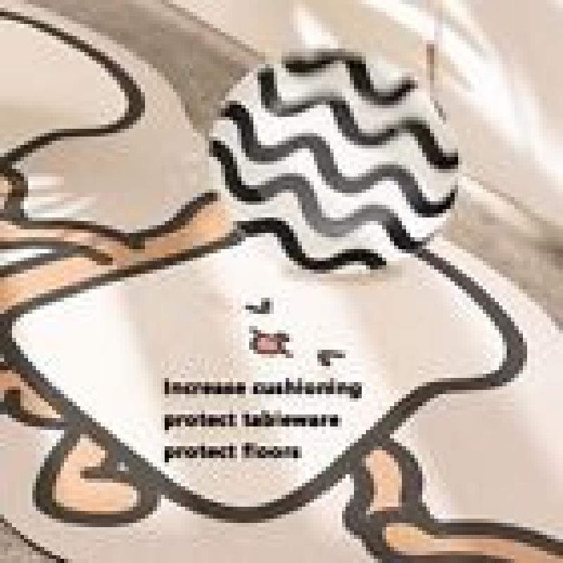 Irregular Shaped Cartoon Kitchen Long Rugs Polyester Entrance Doormat