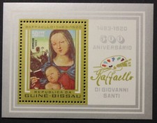 Guinea-Bissau: Michel Block-Nr. 251 "500. Geb. von Rafael" aus 1983, postfrisch