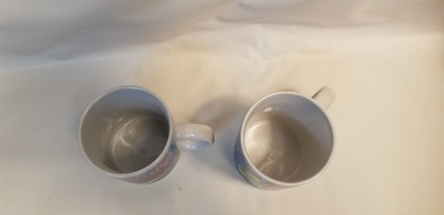 2003 Vintage Set of 2 SURFIN' SCOOBY DOO Coffee Mug Retro Hanna Barbara - Picture 3 of 4