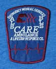 Embroidered Patch CARE Ambulance Emergency Medical Services Lifestar EMT ALS #1 — photo 1