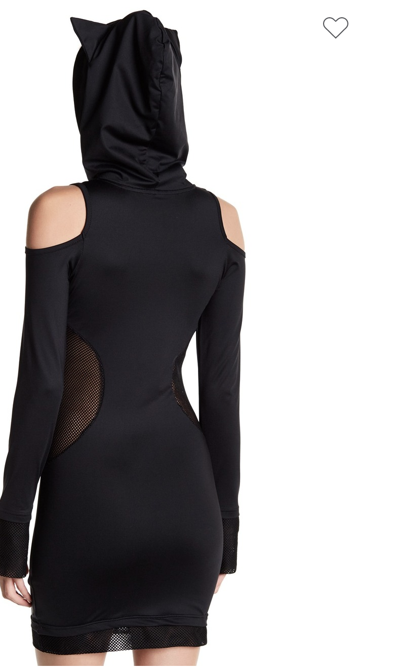 Cat Ear Hoodie Dress size M MSRP$159 | eBay
