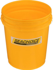 Seachoice 90120 5-Gallon Utility Bucket With Handle, Yellow