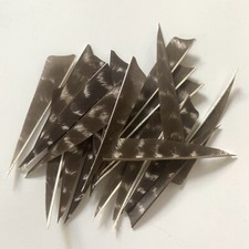Archery Feather Shield 4/5in Turkey Fletches Hunting Wood Carbon Arrows Craft