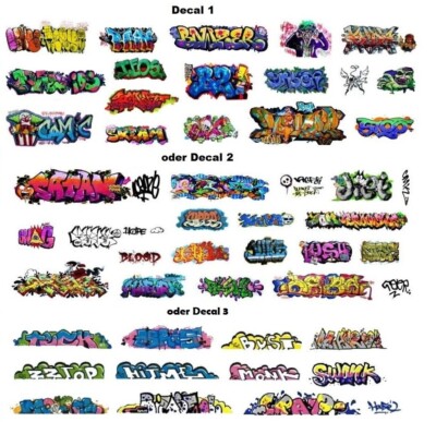 Graffiti...Decals... Artone-M1...wähle ein Decal aus...