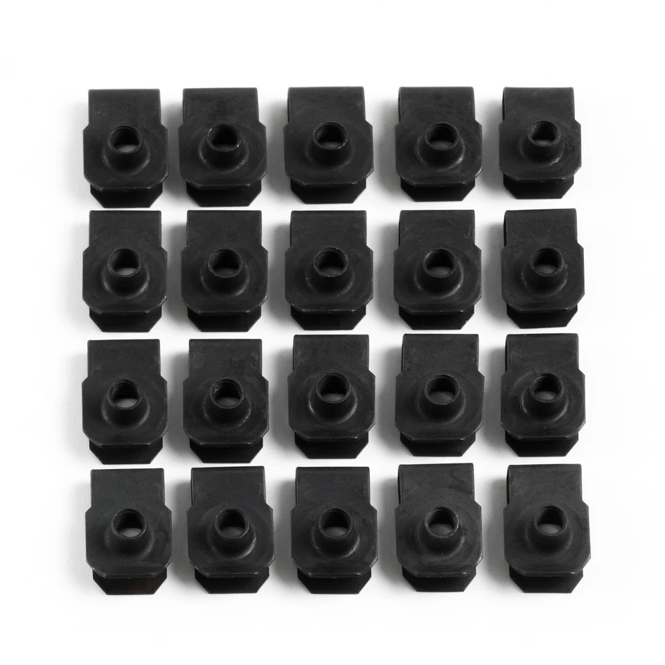 Universal M5 Tipo U Motocicleta Tornillos Clips Herrajes Tuercas de Clip 20 piezas Foto 3 de 4