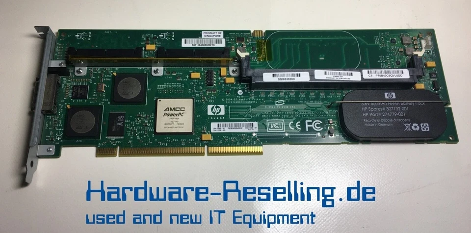 HP Smart Array Controller 370855-001 SAS PCI-X Proliant Servers No Memory E Akku - Immagine 2 di 3