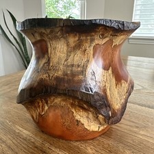 Large Natural Edge Wood Bowl