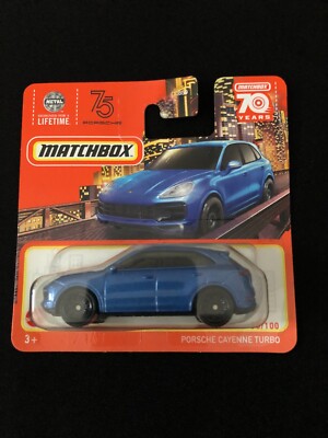 Porsche Cayenne Turbo - 2021 - blau - Matchbox 70 Anniversary