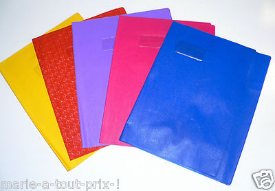 5er Set 5 Farben A4 Heftschoner für Hefte 21x29,7 Modling!