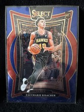 2024-25 Panini Select - Concourse Zaccharie Risacher #86 Blue (RC)