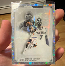 Topps 2026 Topps Chrome update Glass Canvas Carmelo Anthony NY Knicks #GC-20
