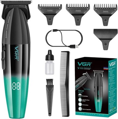 VGR 906 Fresh Fade Professional Hair Trimmer, 9000rpm Zero Gapped Beard Trimmer