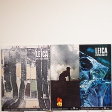 Lot of 3 Leica Fotografie Magazines English Edition 1965 No. 4 5 6