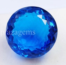 EGL Certified 120.00 Carat Royal Blue Sapphire Natural Round Cut Loose Gem 5DJT
