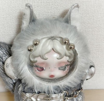 専用Skullpanda ×XG ベース+保護カバー Face protection For SKULLPANDA XG Plush Doll Pendant Japan