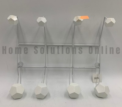 Pottery Barn White Geometric Wall Hook #S9047