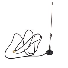 SMA gsm gprs 315mhz small suction cup antenna cable 1.5m 3dbi magnetic ba  iy