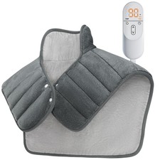 Heating Pad for Neck and Shoulders and Back, 24"x23" XL Large Electric Heated...