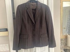 New ELIE TAHARI Brown Blazer Jacket Size 10 328