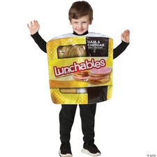 CHILDS KRAFT LUNCHABLES COSTUME 4-6 - Halloween Costume Cosplay  Party Outfit
