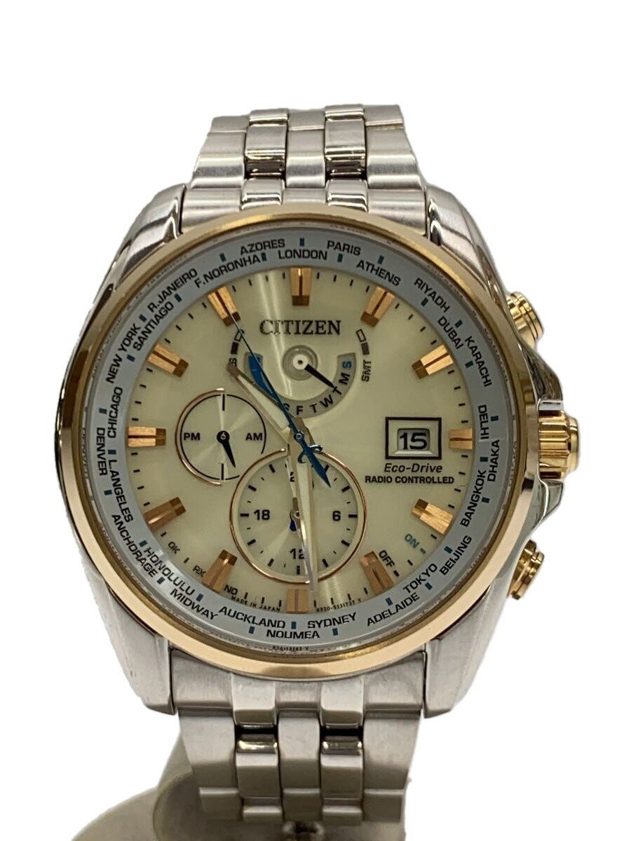 Citizen Atessa Double Direct Flight Eco Drive H820-t021701 Radio Solar E0930